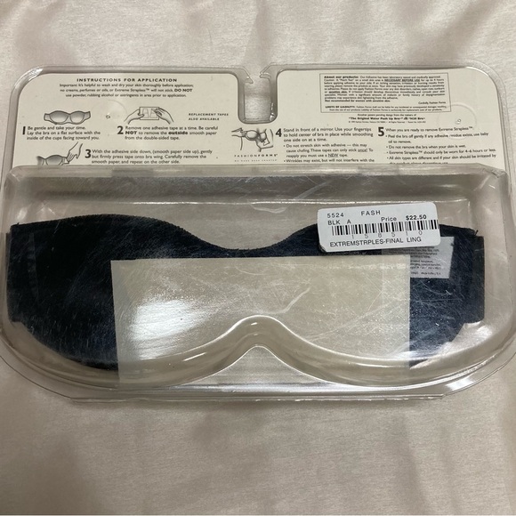 NWT Fashionforms Extreme Strapless Bra. 
Black. Size A cup. - Picture 2 of 6